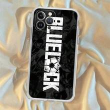 Funda clásica de anime B-Blue L-Lock compatible con  11 12 13 14 15 16 17 Pro Max Plus Air, transparente, a prueba de golpes, compatible con funda de  17, funda de  17 Pro, funda de  17 Pro Max - z1 - Ver 10