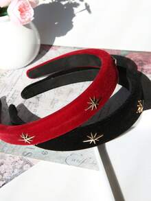 女士蝴蝶结发箍 黑色时尚发箍 粉色防滑发箍 女士配饰 情人节礼物，发带，发箍 头饰