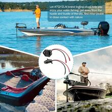 2026 New Premium Trolling Motor Plug And Receptacle 12V-24V 8 GA 2 Wires, Minn Kota Marine Boat - 預設 - 查看 6