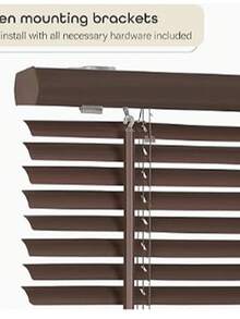 Achim Home Furnishings dsg223al06 Deluxe Sundown G2 Cordless Persianas, Mahogany, 1, 1 - Blanco - Ver 5