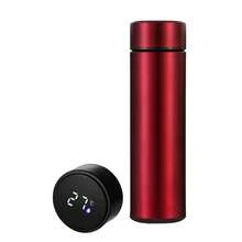 500ml Stainless Steel Vacuum Insulated Water Bottle, Cup For Hot & Cold Drinks, Leak-Proof Portable Mug For School Office Use - Đỏ - Xem 3