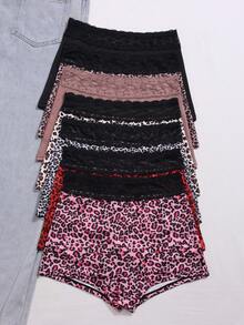 7条/包 女士多色时尚舒适低腰内裤 - 彩色 - 查看 3