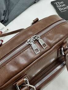 Bolso de cubo de gran capacidad de color marrón vintage, bolso de hombro, bolso cruzado, bolso casual de negocios para el viaje diario de las mujeres, bolso estudiantil de moda, adecuado para el trabajo, las compras y el uso diario, bolso de mujer retro, nuevo bolso de mujer de gran capacidad y moda