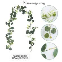 Artificial Greenery Garland Eucalyptus Faux Vines Eucalyptus Garland For Table Party Indoor Outdoor Festival Wedding Decor Gifts Birthday Graduation