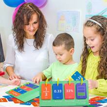 Double-Sided Fractions And Equivalency Flip Chart - Math Manipulatives For Elementary School, Fraction Manipulatives, Homeschool Supplies - Multicolor - View 11