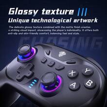 Upgraded Version: Turbo 2nd Generation. A Must-Have For Gamers, An Enhanced Game Controller. Equipped With Dual Vibration/LED Button Lights/Gyroscopic Axis/Support For Motion Wake-Up/Adjustable Turbo Switch/Lite Controller/Hall Effect Trigger For Precise Control. Suitable For Support/PC/TV/Switch/Android V3 Mapping/Native Mobile Phone/Tablet. It Brings You An Extraordinary And Realistic Gaming Experience!! - màu đen - Xem 7