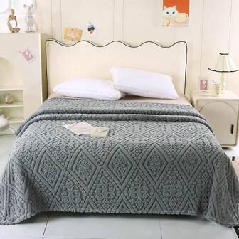 沙发绒毯，超柔软床毯，轻盈蓬松，四季皆宜，柔软舒适，女士适用，可爱小绒毯，女士生日礼物，母亲节装饰礼物