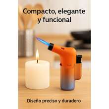 Encendedor Soplete Antorcha Regargable Para Cocina - aleatorio - Ver 5