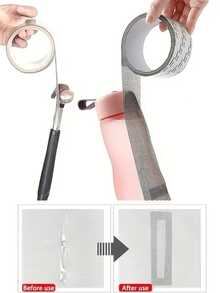 Self-Adhesive Anti-Insect Mesh Repair Tape - Waterproof And Durable, Suitable For Repairing Door And Window Fiberglass Screens, Ideal For Dorm Mosquito Nets And Curtains, Also Great For Home Screen Repair, Essential Back-To-School Item And Household Tool - Multicolor - View 4