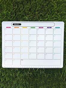 Magnetic Dry Erase Refrigerator Calendar, Magnetic Whiteboard Calendar, Monthly Family Planner Memo Menu Magnetic Calendar, Refrigerator Calendar, Magnetic Erasable Calendar, Kitchen Decor, Refrigerator Monthly Planner, Refrigerator Accessories, For Household Chores List And Menu Planning (Multiple Sizes)