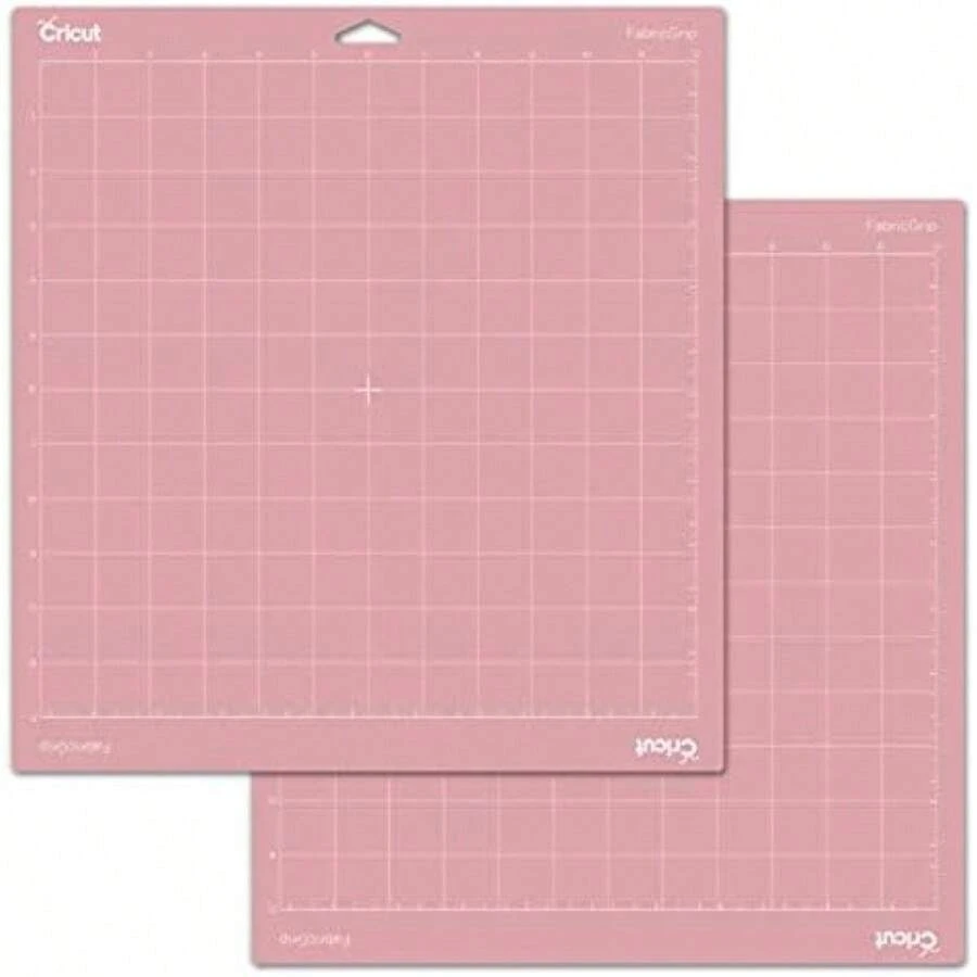 FabricGrip - Tapete de corte calcomanía de 12 x 12 pulgadas, tapete de corte de tela de densidad. Uso para explorar/fabricante, (2 CT)(2 alfombrillas 38.1l x 33an cm) - Multicolor - Ver 1