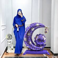 1 pièce Mouton Lune Debout - Violet, Ballon Lune Debout, Convient pour les fournitures de fête du Ramadan, Ramadan Kareem, Ramadan Mubarak, Eid Mubarak - Multicolore - Voir 7