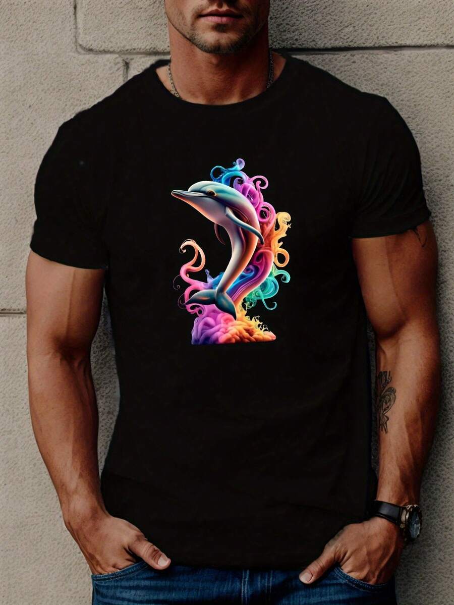 Men T-Shirts - Black - View 1