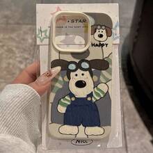 Funda de Teléfono con Textura de Cuero Sintético Compatible con iPhone 17 Air/16E/15/14/13/12/11 Pro/Promax/Plus/X/XS/XS Max, Buen Agarre, Múltiples Colores Disponibles, Protección de Borde Suave, Adecuada para Hombres y Mujeres - Gris - Ver 1
