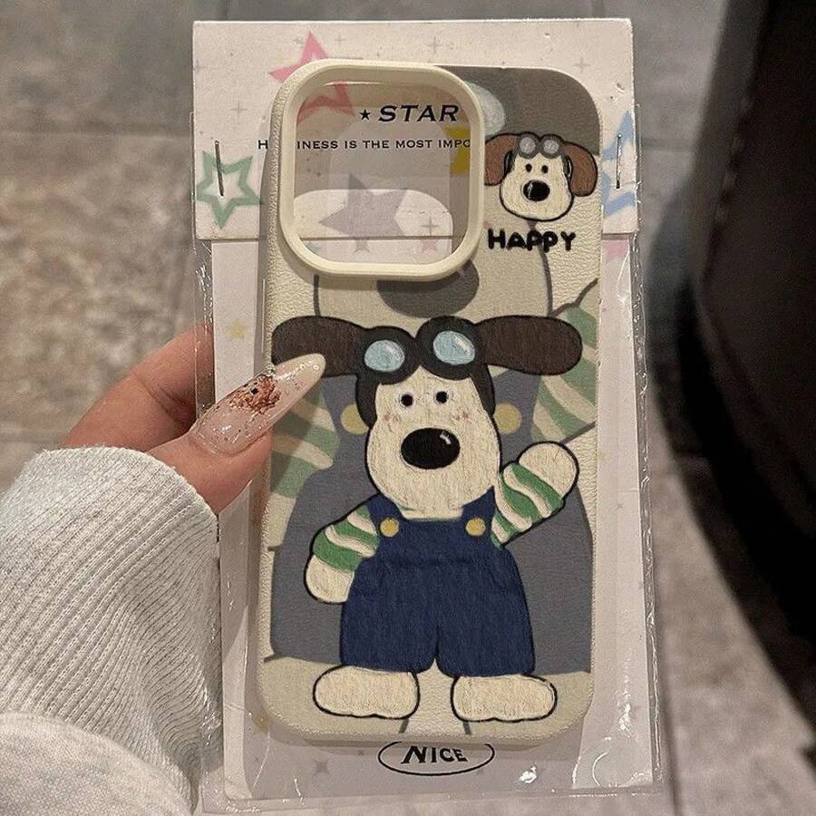 Funda de Teléfono con Textura de Cuero Sintético Compatible con iPhone 17 Air/16E/15/14/13/12/11 Pro/Promax/Plus/X/XS/XS Max, Buen Agarre, Múltiples Colores Disponibles, Protección de Borde Suave, Adecuada para Hombres y Mujeres - Gris - Ver 1
