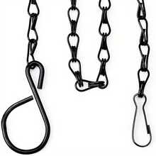 Double Stranded Black Iron Chain Hanging Chain, Birdcage, Garden Flower Pot Hanging Chain, Feeder Hanging Chain