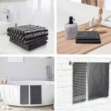 African Mesh Exfoliating Bath Towel Set Long Back Scrubber Double Sided Soft Rough Shower Body Scrub - Multicolor - View 5