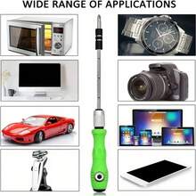 32pcs Precision Screwdriver Set - Mini Magnetic /Flat Head Screwdrivers With Portable Storage Box, Lightweight CR-V Steel, Suitable For Car/Furniture/Smartphone/Camera/Small Electronics Repair, Essential Home & Professional DIY Tool Kit - Multicolor - View 3