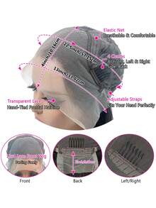 Body Wave 13*4 Transparent Lace Front Wigs Real Human Hair Lace Frontal Closure Wigs With Baby Hair Pre Plucked Natural Hairline Wigs Natural Black Color