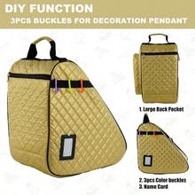 Skate Bag, Roller Quad Skates - Adults - Gold/Black 022 - View 6
