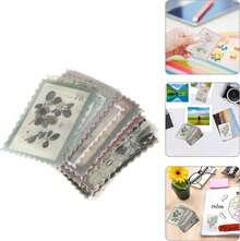 Estilo120 Hojas Retro Sello Pegatinas Planta Estampilla CalcomaníAs Vintage CalcomaníAs Salchichas Surtido Sobre Adhesivo Sobre Bolsa De Sello Para Diario De Scrapbook DIY CraftVersióN Mejorada