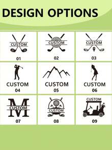 2Pcs/Set Custom Magnetic Golf Hat Clip/Ball Marker,Can Be Customized According To Your Initials/Team Name Or Name,Golf Accessory, Groomsman Gift, Custom Golfer Gift For Him