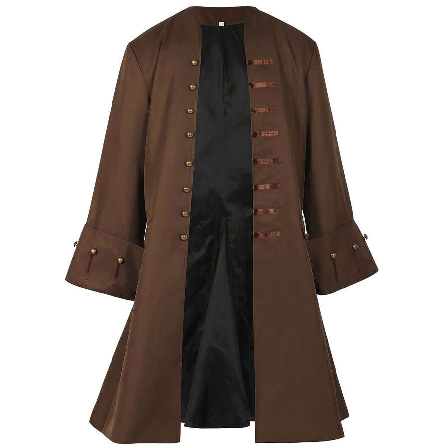 Men Cosplay Clothing - Brown - View 1