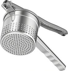Prensa de patatas, prensas de acero inoxidable de alta resistencia para puré de patatas, herramienta de cocina para machacar batatas con ergonómico, fabricante de spaetzle - 1 - Ver 1