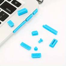 16 Peças Conjunto de Plugues de Poeira de Silicone para Laptop - Proteção Antipoeira e à Prova d'Água para Interfaces de PC, Acessórios Flexíveis e de Fácil Instalação - Multicolorido - Visão 4