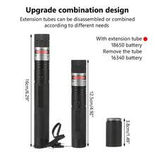 1pc Green Laser Pointer High Power Flashlight: Rechargeable Green Laser Pointer With Star Cap, Battery And Charger Included, Powerful Long-Range Laser Beam Pointer Suitable For Astronomy Demonstration, Outdoor Camping, Cat Toys, 8-In-1 Laser Head Patterns Including Love & Romance Proposal And Cute Cartoon Animal Patterns,School Supplies,Back To School - one-size - View 3