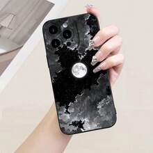 1 funda de teléfono personalizada de TPU elegante y silenciosa con diseño creativo de nubes y satélites, anti-suciedad y duradera, que proporciona protección contra golpes y caídas para varios modelos de , adecuada para  17/17 Pro/17 Pro Max/17 Air/ 16/16 Pro/16 Pro Max/16 Plus/ 15/15 Pro Max/15 Pro/15 Plus/ 14/14 Pro/14 Plus/14 Pro Max/ 13/13 Pro/13 Pro Max/12/12 Pro/12 Pro Max/11/11 Pro/11 Pro Max/XR/X/XS/XS Max. Es el regalo de cumpleaños perfecto para novias, novios, esposos, esposas, amigos o para uno mismo, innovador y a la moda, adecuado tanto para hombres como para mujeres. - Negro 2011 - Ver 6