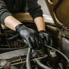 20/100pcs Nitrile Gloves, Cleaning Gloves, Dishwashing Gloves, Household Cleaning Gloves, Disposable Nitrile Gloves, Black Gloves Disposable Nitrile Gloves Household Nitrile Gloves Powder-Free Nitrile Gloves Touchscreen Compatible Gloves Waterproof Oil-Proof Gloves Non-Slip Grip Gloves Kitchen Cleaning Dishwashing Hairdressing Auto Repair Medical Cleaning Food Preparation Affordable Nitrile Gloves Cleaning Supplies - Black - View 8