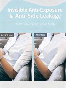 1PC Minimalist Practical Fresh Anti-Exposure Headscarf Stickers, Invisible Privacy Protection Stickers With Non-Woven Fabric – Ideal For Daily Styling, Office Commute, Parties, Dates, Perfect Gift For Students, Friends, Colleagues & Working Women - 白色 - 查看 8