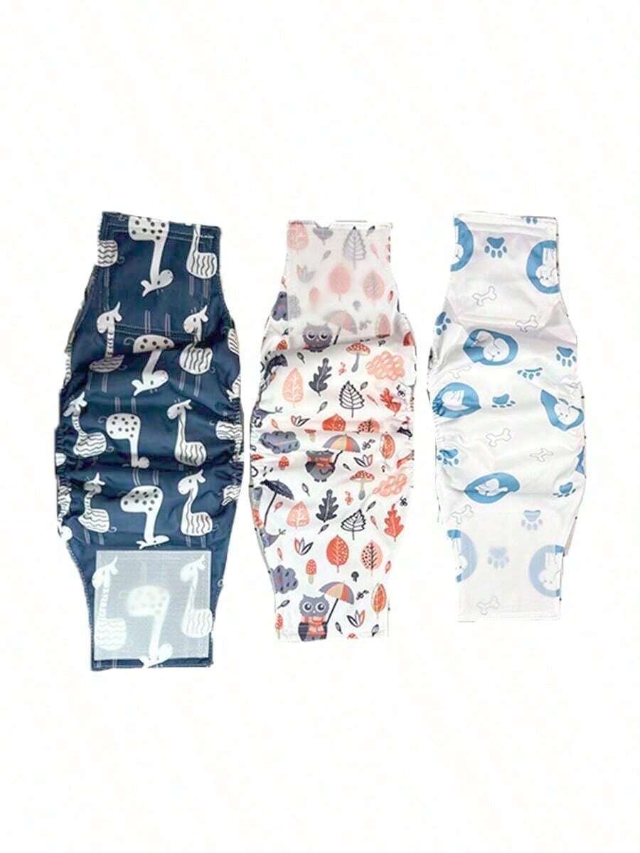 3 Stücke/Set wiederverwendbare Urinpads für männliche Hunde, hochabsorbierende Hundewindeln (3 Stücke), waschbare Bauchschutz geeignet für Harninkontinenz bei männlichen Hunden und Welpentraining