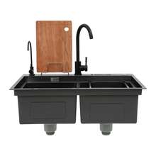 YUNRUX Kitchen Sinks - Black - View 8