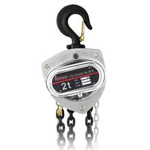 Polipasto Garrucha Cromada Manual Capacidad 2televación 10m - Plateado - Ver 6