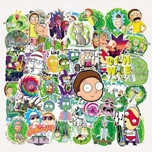 50 miếng dán Rick And Morty, hình dán hoạt hình, hình dán trang trí sổ lưu niệm, hình dán bình nước, hình dán ốp điện thoại, hình dán ván trượt, hình dán đàn guitar, hình dán gói quà, đồ trang trí tinh tế. - Nhiều màu - Xem 9