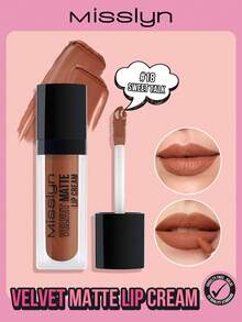 Misslyn 丝绒哑光唇釉，轻盈持久，显色度高，质地柔滑如丝绒，高饱和度哑光色彩，有效对抗干燥，Y2K妆容，适合派对、海滩、旅行、度假、露营、户外活动，玫瑰时尚新年妆容，最佳旅行假日角色扮演色彩，校园魅力氛围，春节，情人节礼物