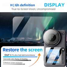 【2 件套】适用于 Osmo Action 6 的 9H 钢化玻璃膜，超清晰相机镜头和屏幕保护膜，Osmo Action 6 配件套装 - for Osmo Action 6 - 查看 5