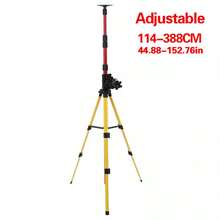 Adjustable Telescoping Pole W/ Tripod For Rotary And Line Laser Level - 彩色 - 查看 4