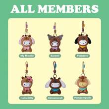 Miniso 名创优品三丽鸥水豚放松心情盲盒，可爱乙烯基和毛绒玩具，好心情收藏品（Hello Kitty 化身水豚） - 彩色 - 查看 2