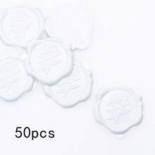25/50/100 件酒红色玫瑰蜡封贴纸，婚礼请柬信封封口贴纸，自粘信封封口，非常适合婚礼、请柬、信封、礼品包装、圣诞节 - 彩色 - 查看 34