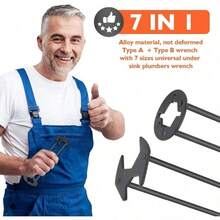 Faucet Basin Wrench Multifunctional Sink Faucet Installation Tool For Under Sink Plumbing Repairs Two-Shaft Design With Adjustable Grip And Enhanced Torque For Efficient Fixtures Assembly And Maintenance In Kitchen And Bathroom Settings - Multicolor - View 8