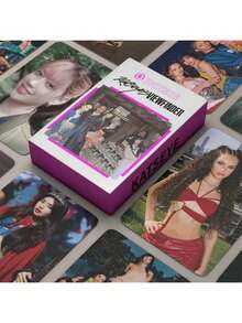 1 Set Kpop KATSEYE Holographic LOMO Photo Card Collection - Double-Sided Full Member Series (Sophia/Lara/Daniela/Manon/Yoonchae/Megan), Suitable For Kpop Fan Collection, Diary Decoration, Concert Cheering, Birthday Gift And Scrapbooking - Multicolor - View 5