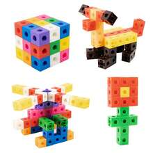 3+ Years Old STEM Educational Connecting Cubes Math Counting Blocks Building Toys Set