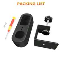 AWYYAnti-Theft Doorbell Mount Compatible With Arlo Video Doorbell 2K/HD 2nd Gen No-Drill Mounting Bracket Secure Holder For Apartment Home Office With Enhanced Protection For Arlo Doorbell Camera - 如圖 - 查看 7