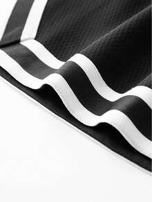 Quần short nam in hình đội bóng rổ Los Angeles, quần short co giãn có dây rút, thích hợp cho thể thao và hoạt động ngoài trời, màu đen mùa hè. - màu đen - Xem 5