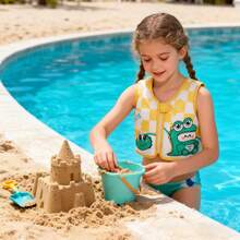 Cute Dinosaur Plaid Children's Buoyancy Swimwear, Swimming Vest, Lovely Buoyancy Swimwear For Boys And Girls, Baby Water Park - Multicolor - View 9