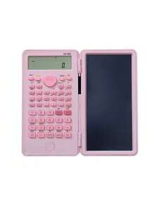 1pc Scientific Calculator With LCD Memo Board - 10-Digit Large Display, Foldable Design, Battery Powered - Suitable For Students, Office And School Supplies (CR2032 Button Battery Required) - Single Piece - View 14