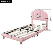 Kids Bed Frames, Headboards & Footboards - Pink + Velvet - View 5